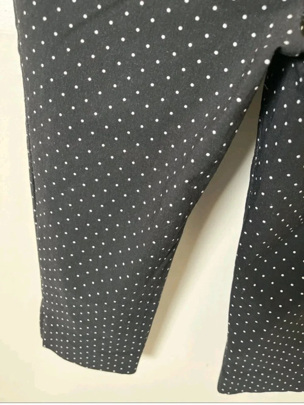 Zac & Rachel Petite 10P Polka Dot Pull-On Capri Pants